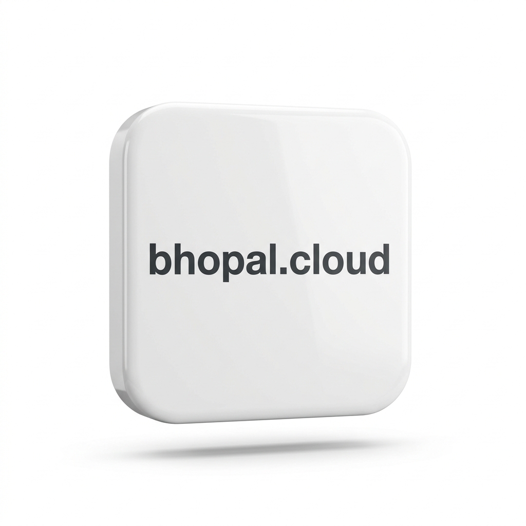 Bhopal Cloud identity badge for IT companies and startups in Bhopal